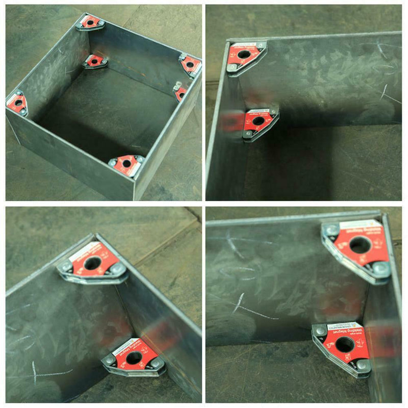 2pcs Multi-angle Nd-Fe-B Magnetic Welding Holder Welder Fixture Magnet Clip