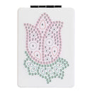 DIY Flower Special Shaped Diamond Painting Mini Rectangle Makeup Mirror