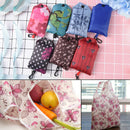 creative women foldable handy shopping bag reusable tote pouch recycle handbag-