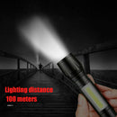 T6 COB LED Flashlight USB Rechargeable Telescopic Zoomable Torch Light