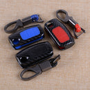 Carbon Fiber Color Remote Key Shell Cover Case Fit For Ford Fiesta Focus C-Max
