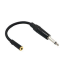 6.35mm Stereo Male to 3.5mm Stereo Jack Female Headphone Extension Cable