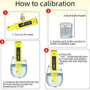 Portable Digital PH Meter LCD Tester Hydroponic Aquarium Test Water Pen J6U2