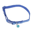 2x Adjustable Puppy Dog Kitten Cat Safety Collar Neck Buckle Strap with Bell