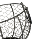 Iron Egg Storage Basket Snack Fruit Basket Creative Collection Ceramic HenB P5I8