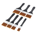 7pcs Lots Nylon Hair Brush Wooden Handle Wood Wall Paint Brushes Soft Head Tool
