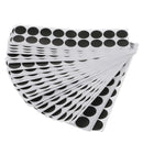 900pcs Self Adhesive Shooting Paper Shooting Stickers Patches Black for Sporting