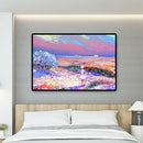 1000pcs DIY Beach Oil Painting Puzzle Educational Learning Assembling Toys