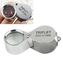 30x 21mm Magnifying Magnifier Glass Jewelry Eye Foldable Jewelry Loop Loup