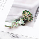 Creative Animal Brooch Pin Crystal Jacket Denim Badge Child Gift (Style 1) A