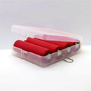 1PCS Portable 18650 Batteries Case Cover Holder Storage Box Hard Plastic Protect