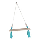 Wall Shelf Wood Shelf Tassel Storage Display Cafe Bedroom Kid Room Decor 03