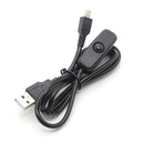 USB to Micro USB Charger Power Cable with On/Off Switch for Raspberry Pi