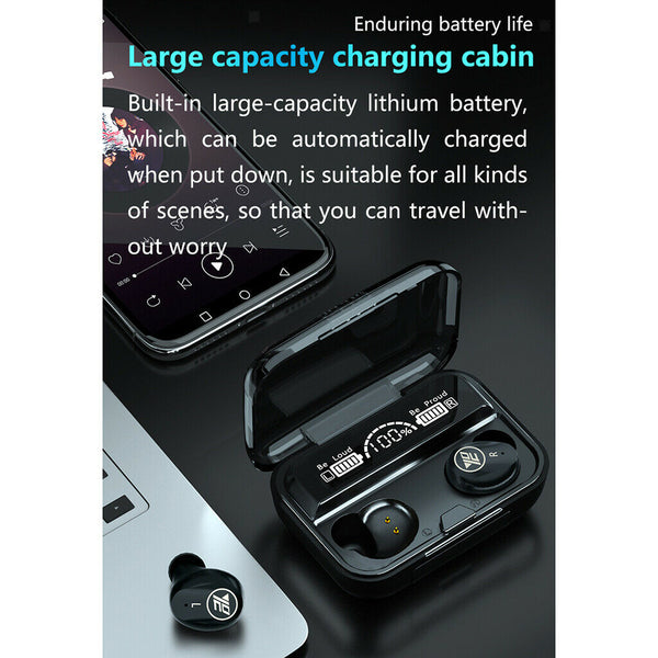Wireless Earbuds Bluetooth Earphones, Bluetooth 5.1 TWS Stereo Earphones in-Ear
