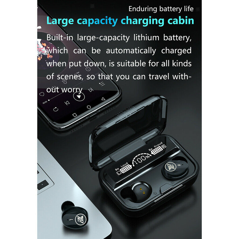 Wireless Earbuds Bluetooth Earphones, Bluetooth 5.1 TWS Stereo Earphones in-Ear