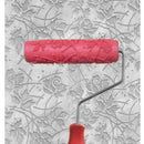 7inch Flowers Pattern Paint Rubber Roller for Home Shop Wall Creative Decor