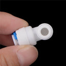5X 1/8" Male Thread - 1/4" OD Tube PE Pipe Fitting Hose Elbow Quick Connector ME