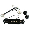 Pre-Wired 4-String Electric Cigar Box Guitar Pickup with Volume & Tone Knob