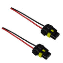 2x HB3 9006 HB4 Bulb Socket Female Adapter Connector for Headlight Fog Lamp 10cm