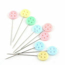 5X(100pcs/bag Pins Mixed Colors Sewing Patchwork Pins Flower Head Pins SewiE7A8)