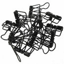 Creative Wire Binder Clips 12 PCS Reusable Paper Clips Small Skeleton Clips