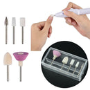 5 Bits Electric Nail File Drill Kit Tips Manicure Toenail Pedicure Salon Pen Hot