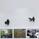 Motorcycle Windshield Windscreen Extension Spoiler Wind Deflector 280mm