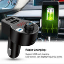 HK203 Car FM Transmitter Bluetooth Handsfree MP3 Player Dual USB Charger