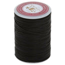 2 Rolls Round Waxed Cotton Cord String Jewellery Bracelet Necklace DIY 0.6mm