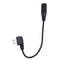 Micro USB female jack To 3.5mm stereo female audio adapter cable  JR