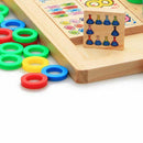 Children Wooden Montessori Materials Learning To Count Numbers Matching Ear