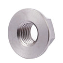 M10 x 1.25 mm TC4 titanium Ti flanged nut for screws SCREW-fastener