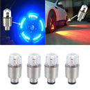 LED Dragonfly Car Wheel Tyre Decor Light Bulb Tire Air Valve Stem Cap Lamp 4PCS