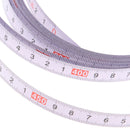 Pack of 2 Durable Miter Saw Track Tape Measure Backing Metric Steel Ruler 5M,