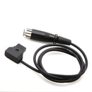 Pack of 2 Male D-Tap B Type Power Tap to 4-Port Female D-Tap Hub Adapter