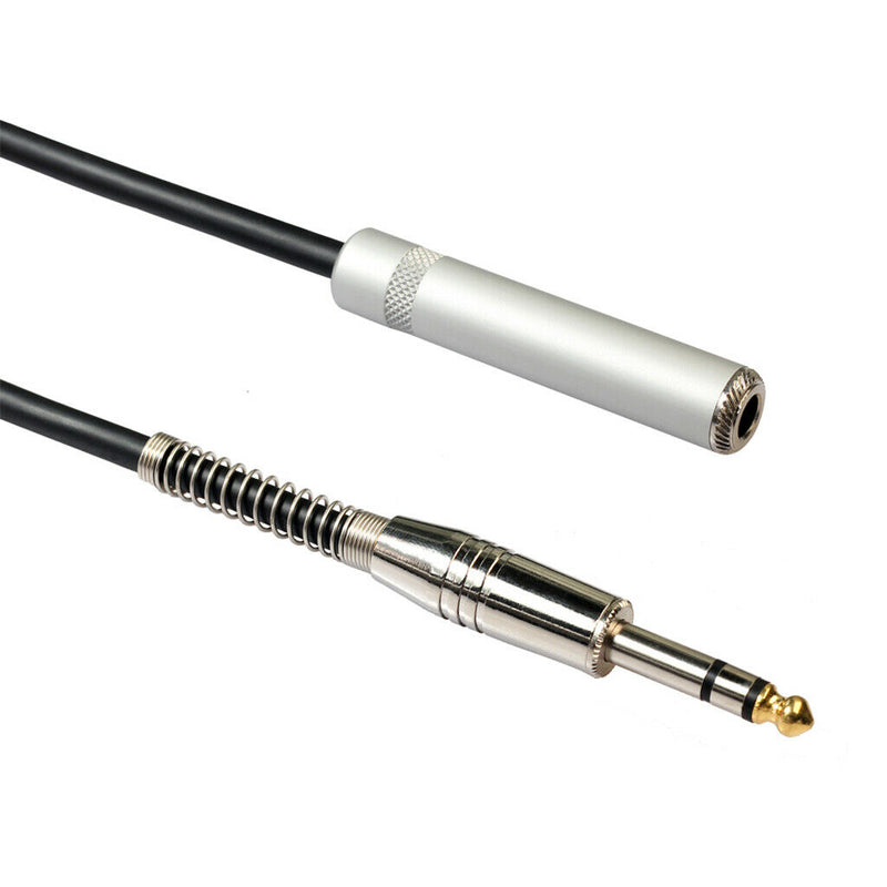 1/4 6.35mm Audio Cable Adapter Male to Female for Amplifier Earphone Headset