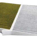 2Pcs Car Cabin Air Filter Replacement with Activated Carbon Car Air Conditi