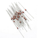55Pcs Axial Leads 1N4733 5.1V 1W Glass Seal Silicon Zener Diodes B6Z6