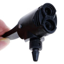 Bike Cycle Plastic Tyre Tube Replacement Presta Dual Pump Adapter Air Head E0O5