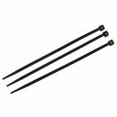 300Pcs Black Nylon Cable Zip Ties Self Locking 2.5 x 100mm T8O5