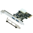 2-Port Superspeed Usb 3.0 Pci-E Pcie Pci Express 4-Pin Ide Expansion Connec Z1B9