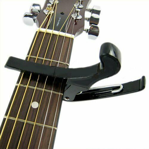 Premium Quick Change Folk Acoustic Electric Guitar Banjo Trigger Capo Key C