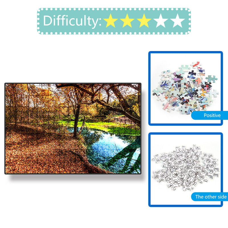1000 Pieces DIY Paper Jigsaw Puzzle Narrow Creeks Landscape Picture Decor
