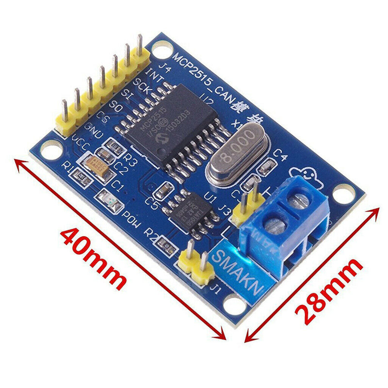 Smart Electronics MCP2515 CAN Bus Module, TJA1050 Receiver SPI Module for    DIY