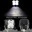 2Pcs 3inch 40W 4LED Work Light Bar Spot Beam Driving Off Road SUV ATV 7000KB Hn