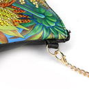 DIY Sunflower Special Shaped Diamond Painting Leather Chain Shoulder Bags