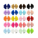 20pcs Baby Kids Girls Grosgrain Ribbon Bow Hair Clip Hairpin Alligator Clips FT