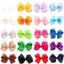 20pcs Baby Girl Hair Clips Headwear Ribbon Bow Hairpins Barrettes Hair Accessory