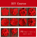 Hydrangea red lantern Pendant party decoration Wedding Venue Festival Suppli_