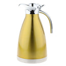1.5L Stainless Steel Teapot Pot Double-Wall Insulated Coffee Carafe Golden